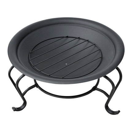 Fire bowl Fire pit with spark protection, metal, 70.5x40 cm