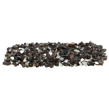 Fire Pit Glass, 10 lb Copper Reflective 1/2-Inch
