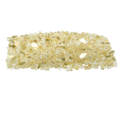 Fire Pit Glass, Gold Reflective 1/2-Inch, 10 lb