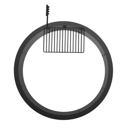 Fire Pit Ring Insert with Grill Grate, 40 x 36 in