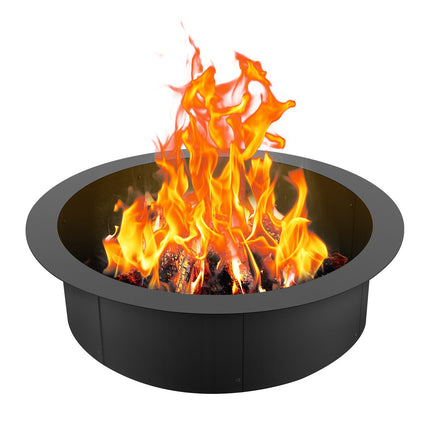 Fire Pit Ring Liner, 36in OD 30in ID, 10in Steel