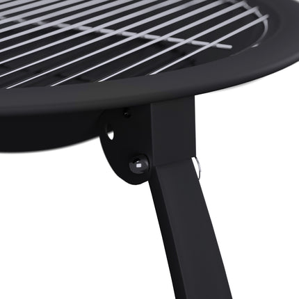 Fire Pit with Grill and Spark Guard, Folding Design