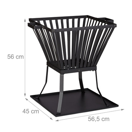 Fire basket XL with fire fork