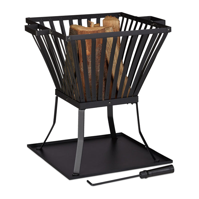 Fire basket XL with fire fork