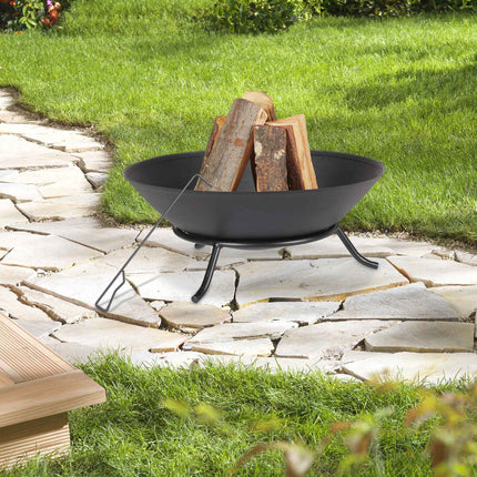 Fire bowl in cast iron