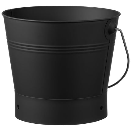 Fireplace Ash Bucket Set, Lid, Shovel, Brush, Gloves