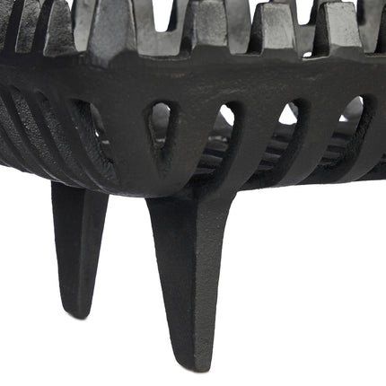 Fireplace Grate with Feet – Cast Iron, Even Heating