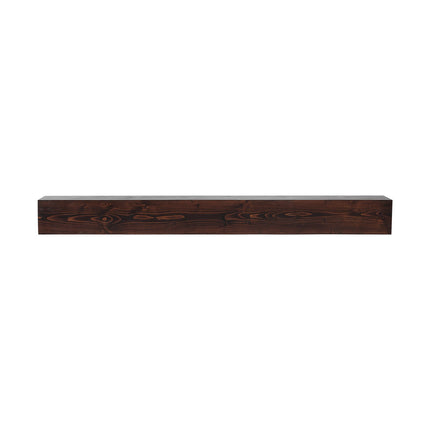 Fireplace Mantel Shelf – 60 In Pine Wood, 50 Lb Capacity