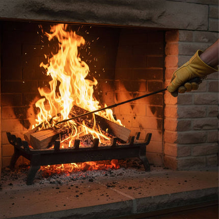 Fireplace Poker – Long, Safe Stoking Tool