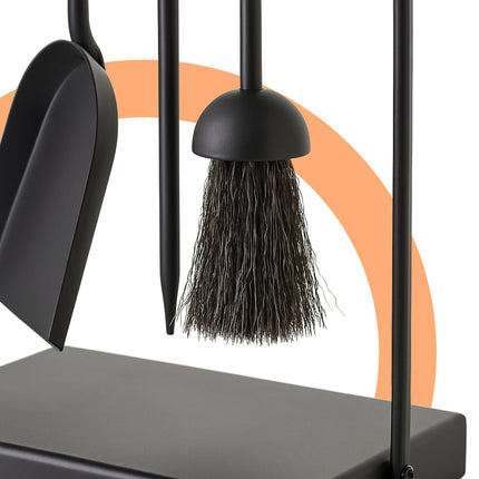 Fireplace Tool Set – 4-Piece Metal Accessories