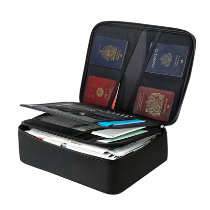 Fireproof Document Box, Waterproof, Lock, 1000C