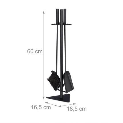 Fire stand in 4 parts steel