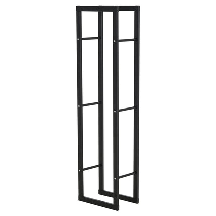 Firewood Rack, Metal, 40x25x150 cm, Holds Up to 100kg