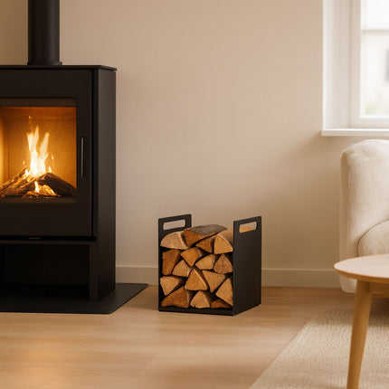 Firewood Rack – Sturdy Iron Log Holder for Fireplace