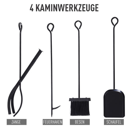 Wood rack, 2-layer metal with hooks, 84x33x76 cm