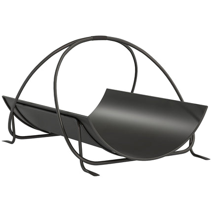 Firewood Rack for Indoors, 51x38x33cm, Metal Handle