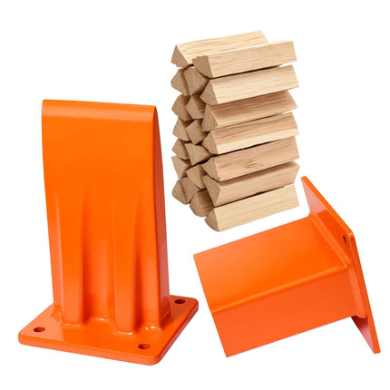 Firewood Splitter – Manual Steel, Screw-Mount Safer