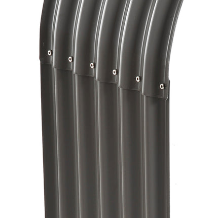 Wood rack in steel, gray - 208x46x112 cm, 0.85 m³ Storage