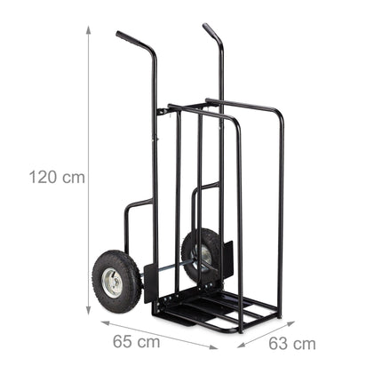 Firewood cart XL metal