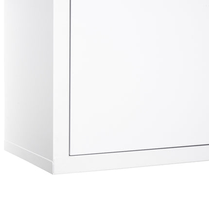 Lockable First Aid cabinet in steel, 3 compartments, 40x60 Cm