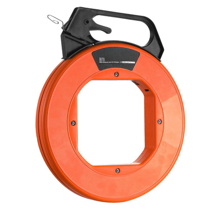 Fish Tape 240 Ft, 1/8 In Steel Wire Puller with Handle