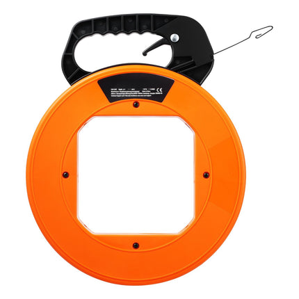 Fish Tape Wire Puller, 120 ft 1/8 in Steel, Case