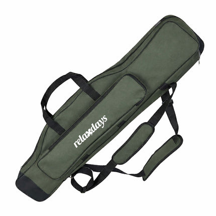 Fishing Rod Bag, 5 Compartments, Green, 100 cm