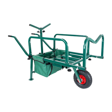 Fishing Trolley with Bag – Metal Frame, Pneumatic Tyres
