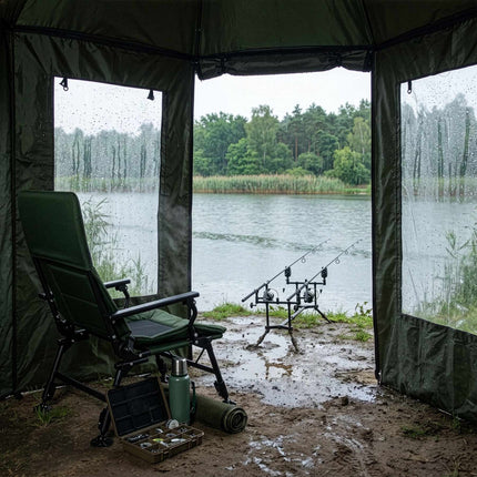Fishing Umbrella Shelter, 250 cm, Waterproof, Windows