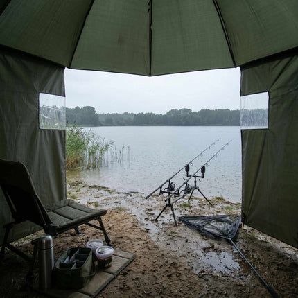 Fishing Umbrella With Side Walls, 250 cm Canopy