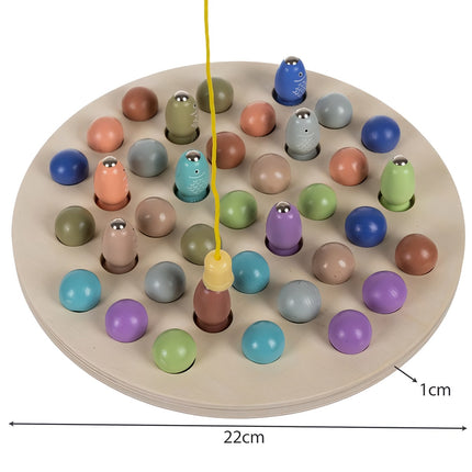 Fishing game with a magnet G17244