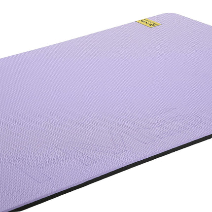 Fitness Mat EVA, 120x60cm, 15mm, Violet-Black