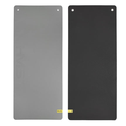 Fitness Mat, Grey-Black, 140x60cm, EVA, 15mm Thick