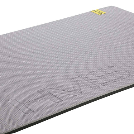 Fitness Mat, Light Grey-Black, 120x60cm, EVA 15mm