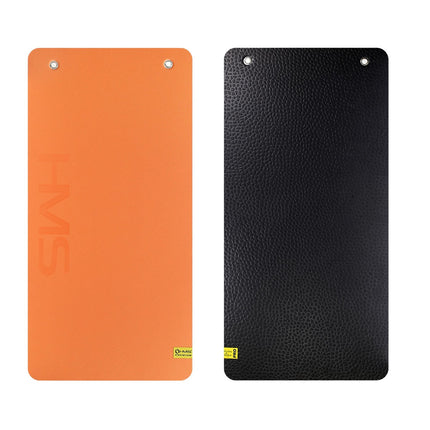 Fitness Mat, Orange-Black, Non-Slip, 6mm Thick