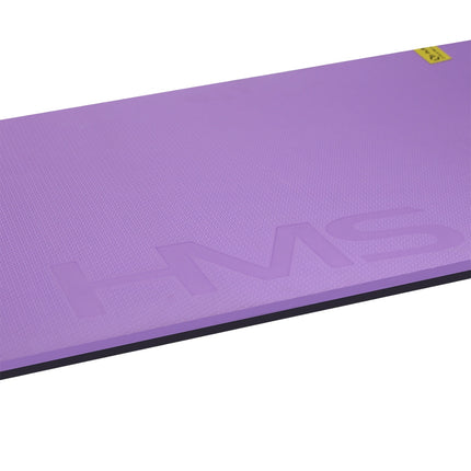 Fitness Mat, Violet-Black, Non-Slip, 6mm Thick