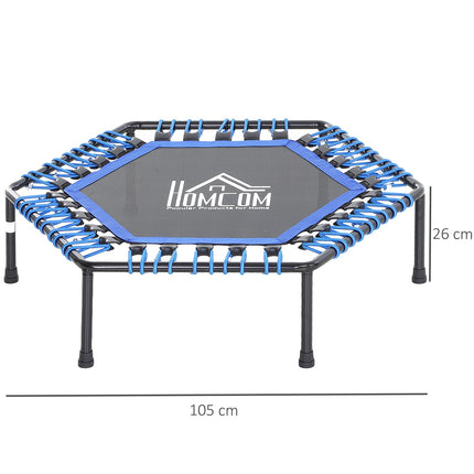 Fitness trampoline for Yoga, Ø105x26 cm, Blue Steel