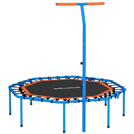Fitness Trampoline with Adjustable Handle, Steel, Indoor Use