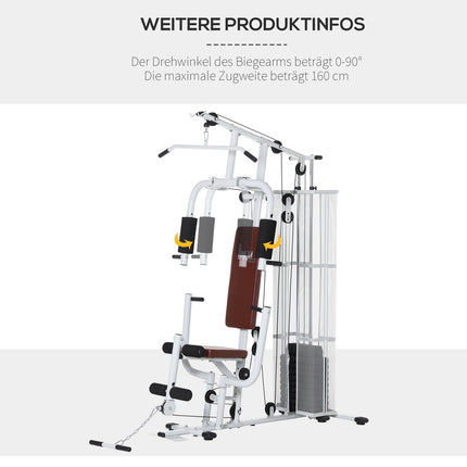 Home Gym Station, 45kg Total, Press Arm & Leg Developer