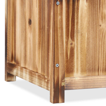 Flamed Planter Box with Trellis