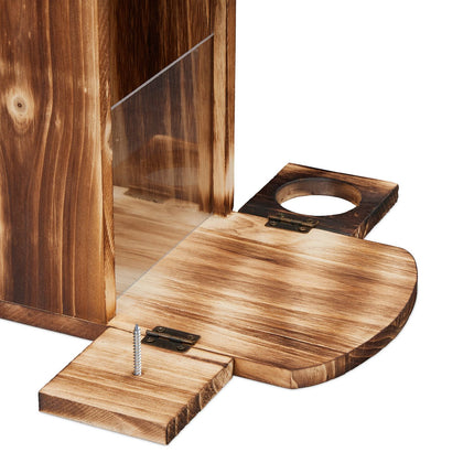 Flamed squirrel feeder