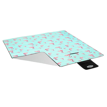 Flamingo Picnic Mat 200x200 cm, Waterproof PE/Alu