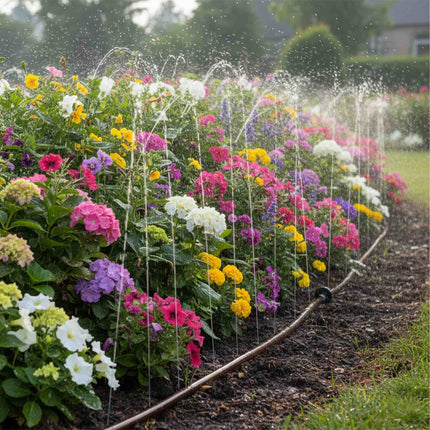 Flat Garden Sprinkler Hose for Even Irrigation