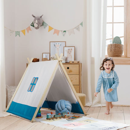 Flat play tent for children