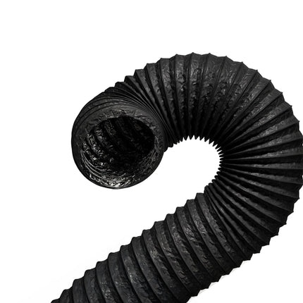 Flexible Black Vent Hose, 5m - 100mm, PVC & Aluminium