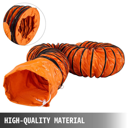 Flexible PVC Duct Hose, 12-Inch x 25 Ft, Exhaust Fan