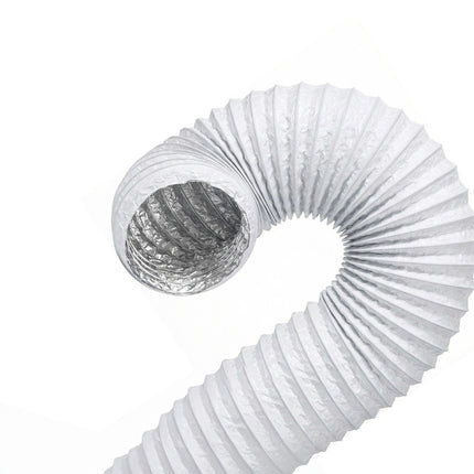 Flexible White Vent Hose, 5m - 75mm Diameter