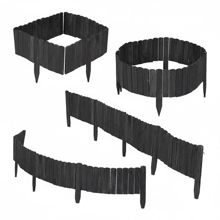 Flexible Wooden Garden Bed Edging – Spruce Finish