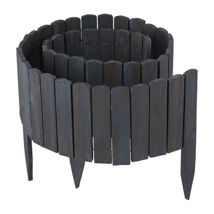 Flexible Wooden Garden Bed Edging – Spruce, Wire Backing