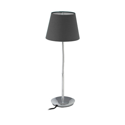 Flexible table lamp with fabric shade